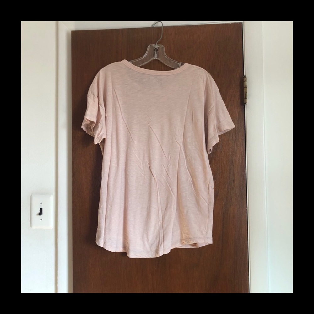 Madewell Bien Fait Embroidered Cotton Whisper Tee - Picture 3 of 7